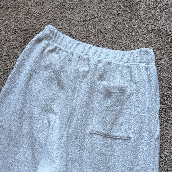 Leset Teddy Jogger Lounge Sweatpants in Cement Light Grey - Picture 6 of 12